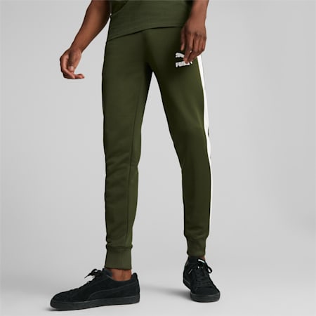 T7 Iconic Men's Track Pants, Myrtle, small-AUS