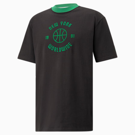 PUMA x RHUIGI Graphic Tee Men, PUMA Black, small