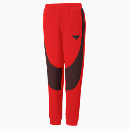 PUMA x MELO DIME Pants Youth, PUMA Black-For All Time Red, small-DFA