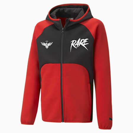PUMA x MELO Dime Jacket - Boys 8-16 years, For All Time Red, small-AUS