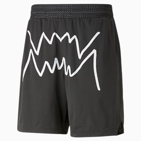 Jaws Men's Core Basketball Shorts, PUMA Black, small-AUS