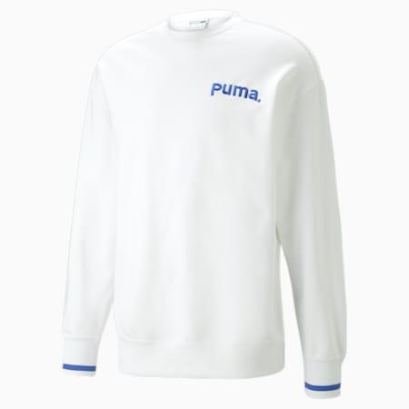 TEAM Crew Neck für Herren, PUMA White, small