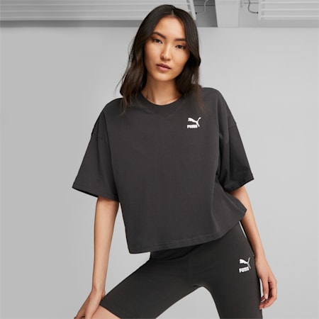 T-shirt oversize Dare To Femme, PUMA Black, small-DFA