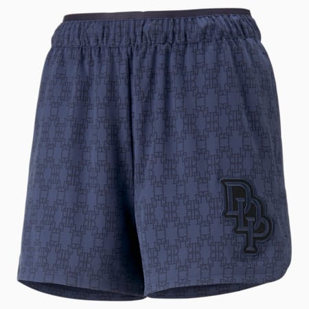 PUMA x DAPPER DAN Women's Shorts, PUMA Navy, small-SEA