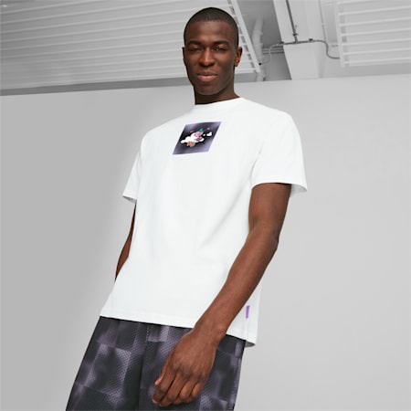 PUMA x 8ENJAMIN Tee Men, PUMA White, small-PHL