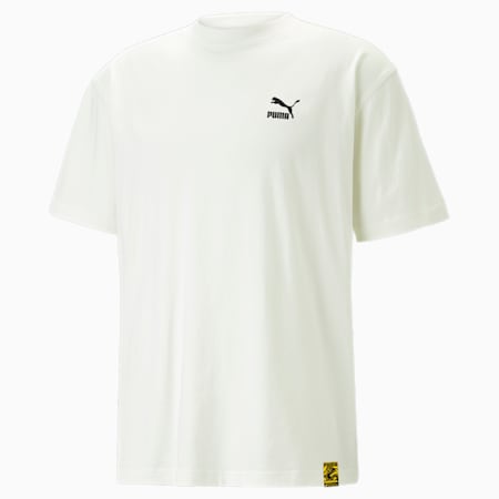 T-shirt PUMA x STAPLE da uomo, Warm White, small