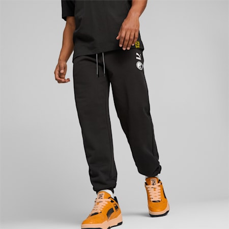 PUMA x STAPLE Sweatpants Men, PUMA Black, small-SEA