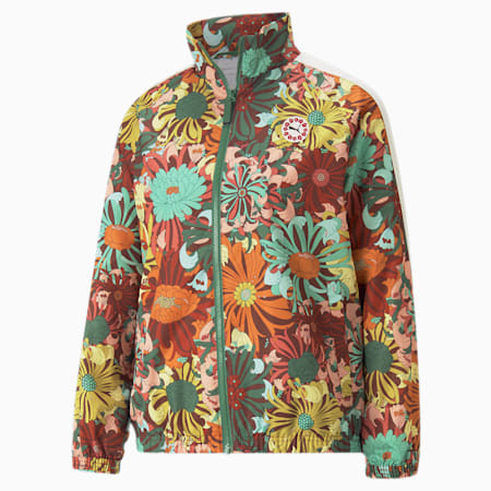 PUMA x LIBERTY Printed Jacket Women, Pristine-AOP, small-THA