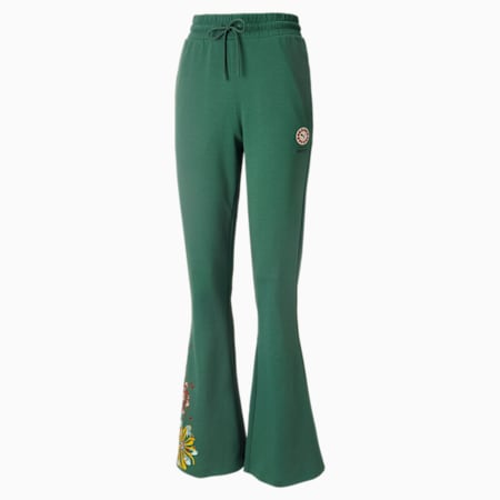 Pantaloni scampanati PUMA x LIBERTY da donna, Vine, small