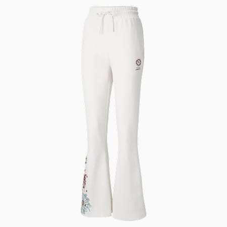 Pantalon évasé PUMA x LIBERTY Femme, Pristine, small-DFA