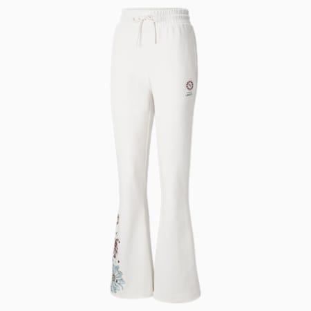 Pantaloni scampanati PUMA x LIBERTY da donna, Pristine, small