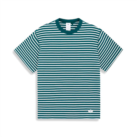 T-shirt PUMA x NANAMICA Striped da uomo, Varsity Green, small