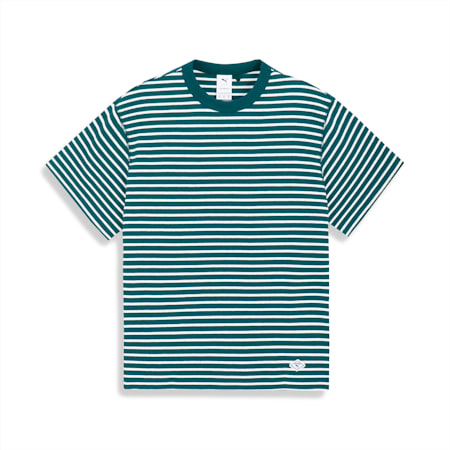 PUMA x NANAMICA Striped Tee Men, Varsity Green, small-PHL