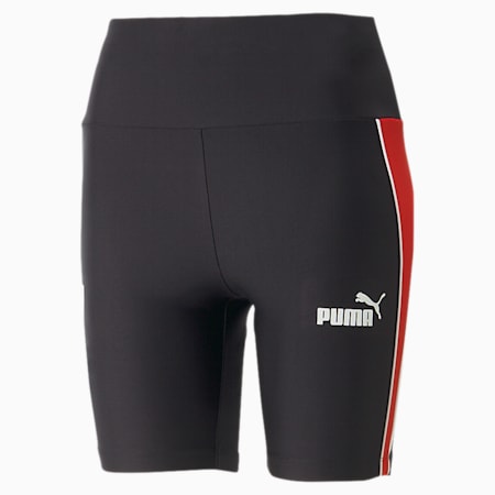 Scuderia Ferrari x June Ambrose Motorsport Radlershorts Damen, Rosso Corsa, small