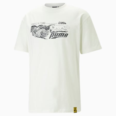 PUMA x STAPLE Graphic Tee Men, Warm White, small-PHL