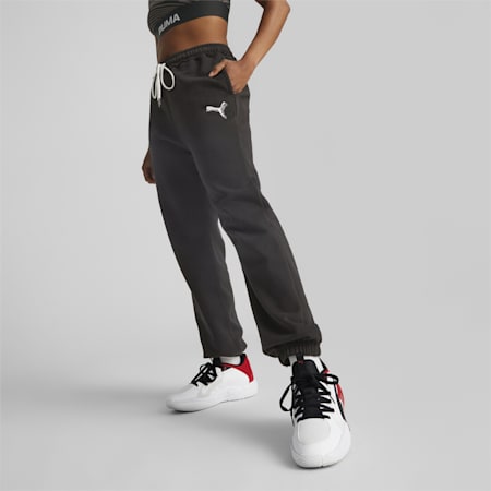Arc-hitect Women's Basketball Sweatpants, PUMA Black, small-AUS