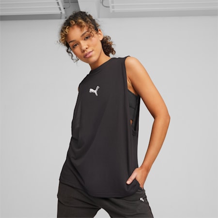 Arc-hitect Basketball Tank Top Women, PUMA Black, small-PHL