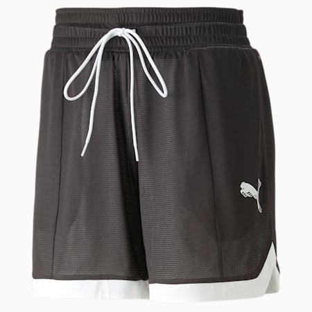 Arc-hitect Women's Mesh Basketball Shorts, PUMA Black, small-AUS