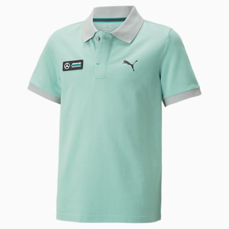 Mercedes-AMG Petronas Motorsport Polo Shirt Youth, Mercedes Team Silver, small