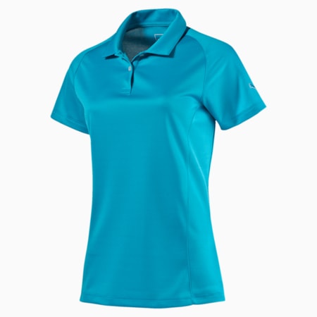 Women’s Essential Golf Polo, atomic blue, small-SEA