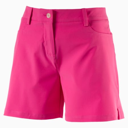 Solid Golf Shorts, SHOCKING PINK, small-SEA