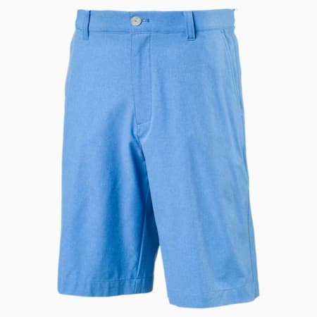 Heather Pounce Woven Boys' Golf Shorts, Marina, small-SEA