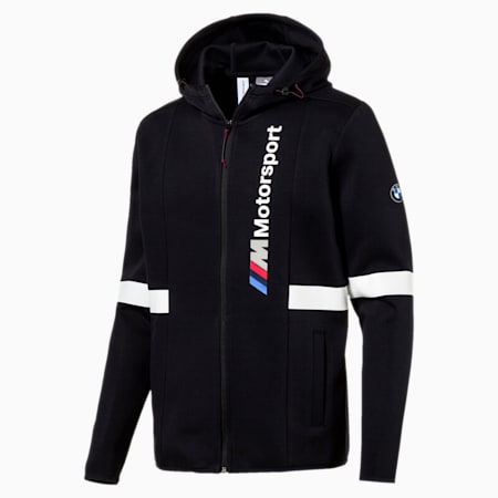 BMW Zip-Up Men's Hoodie, Anthracite, small-SEA