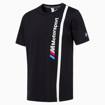 BMW M Motorsport Men's Logo T-Shirt, Anthracite, small-SEA