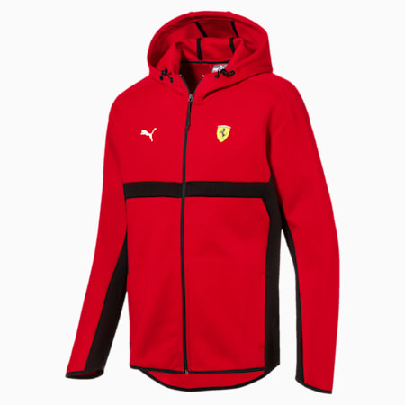 Ferrari Men's Hooded Sweat Jacket | PUMA Loungewear | PUMA