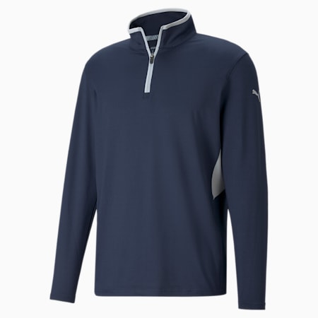 Rotation 1 4 Zip Men S Golf Pullover Puma Black Puma Mens Styles Puma Germany