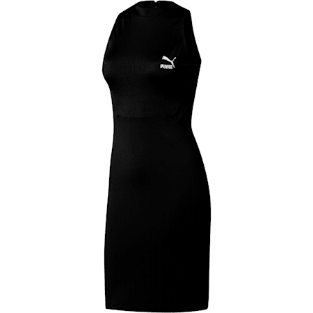 black and white puma dress