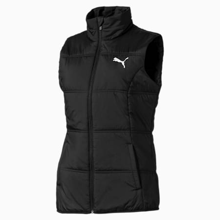 Essentials Padded Women's Vest, Puma Black, small-AUS
