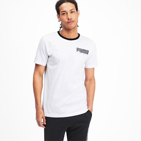 Athletics Men's Elevated Tee, Puma White, small-SEA