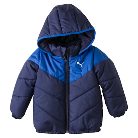 Minicats Padded Infant Jacket, Peacoat, small-IND