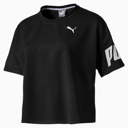 Modern Sport dryCELL Women's Sweat T-Shirt, Puma Black, small-IND