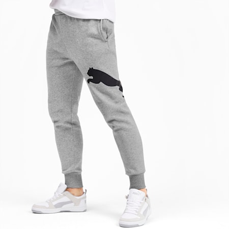 big gray sweatpants