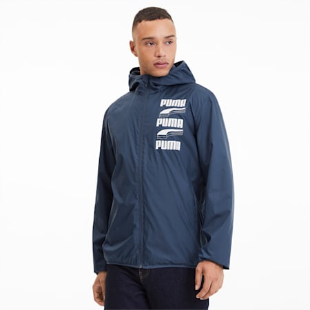 puma blue windbreaker