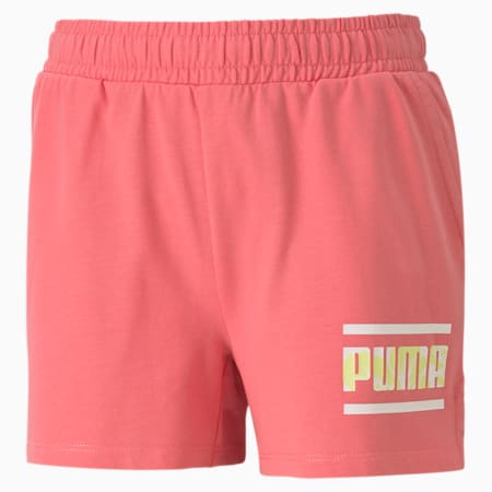 Alpha Girls' Shorts, Bubblegum, small-SEA