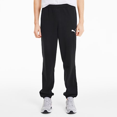 Active Graphic Knitted Men's Sweatpants, Puma Black, small-SEA