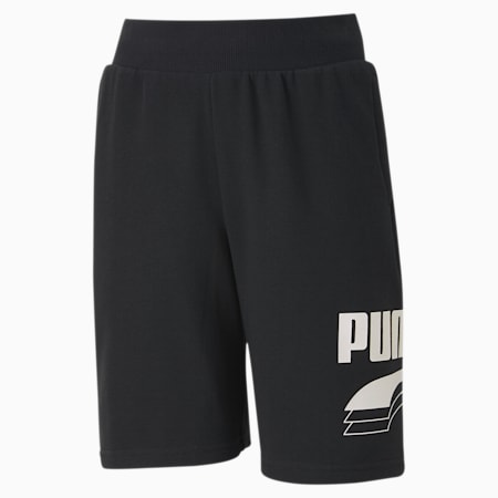 Rebel Knitted Boys' Shorts, Puma Black, small-SEA