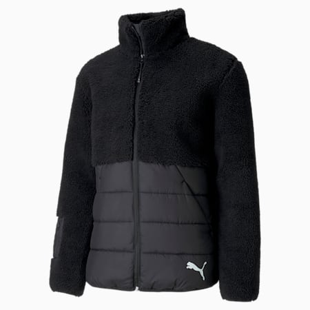 Sherpa Hybrid Men's Jacket, Puma Black, small-AUS