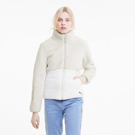 Sherpa Hybrid Women s Jacket PUMA Shoes PUMA