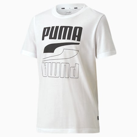 Rebel Youth Tee, Puma White-Puma Black, small-SEA