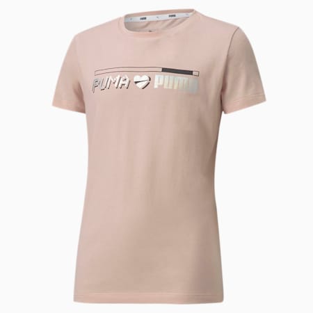 Alpha Short Sleeve Youth Tee, Peachskin, small-SEA