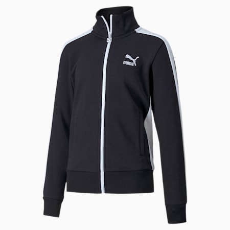 Classics T7 Youth Track Jacket, Puma Black, small-SEA