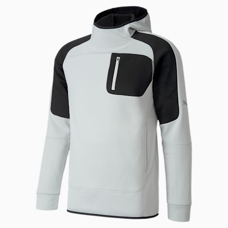 high neck mens hoodie