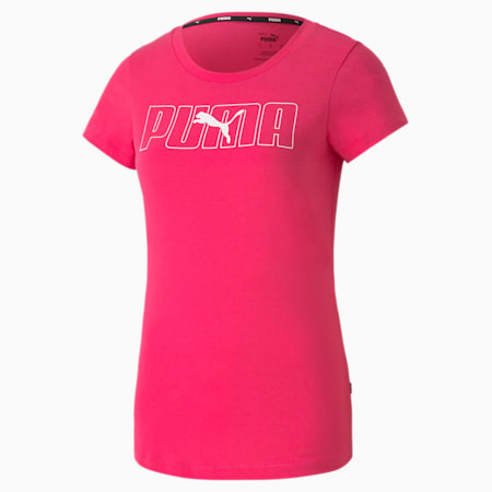 Rebel Graphic Women's T-Shirt, Glowing Pink, small-IND