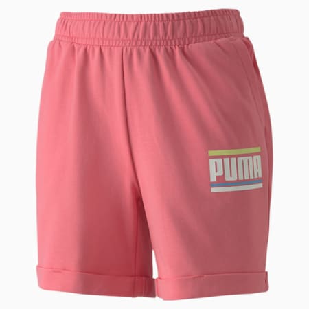 PUMA Celebration Girls' Shorts, Bubblegum, small-SEA