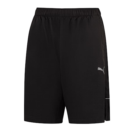 Active Polyester 8" Men's Shorts, Puma Black, small-PHL