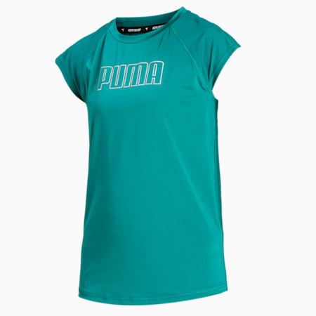 Active Poly Women's Tee, Teal Green, small-PHL
